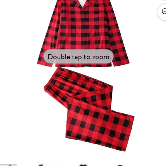 NWT AUTHENTIC BUFFALO PLAID KIDS PAJAMAS XL 14/16 flannel CANADIANA - Picture 3 of 3